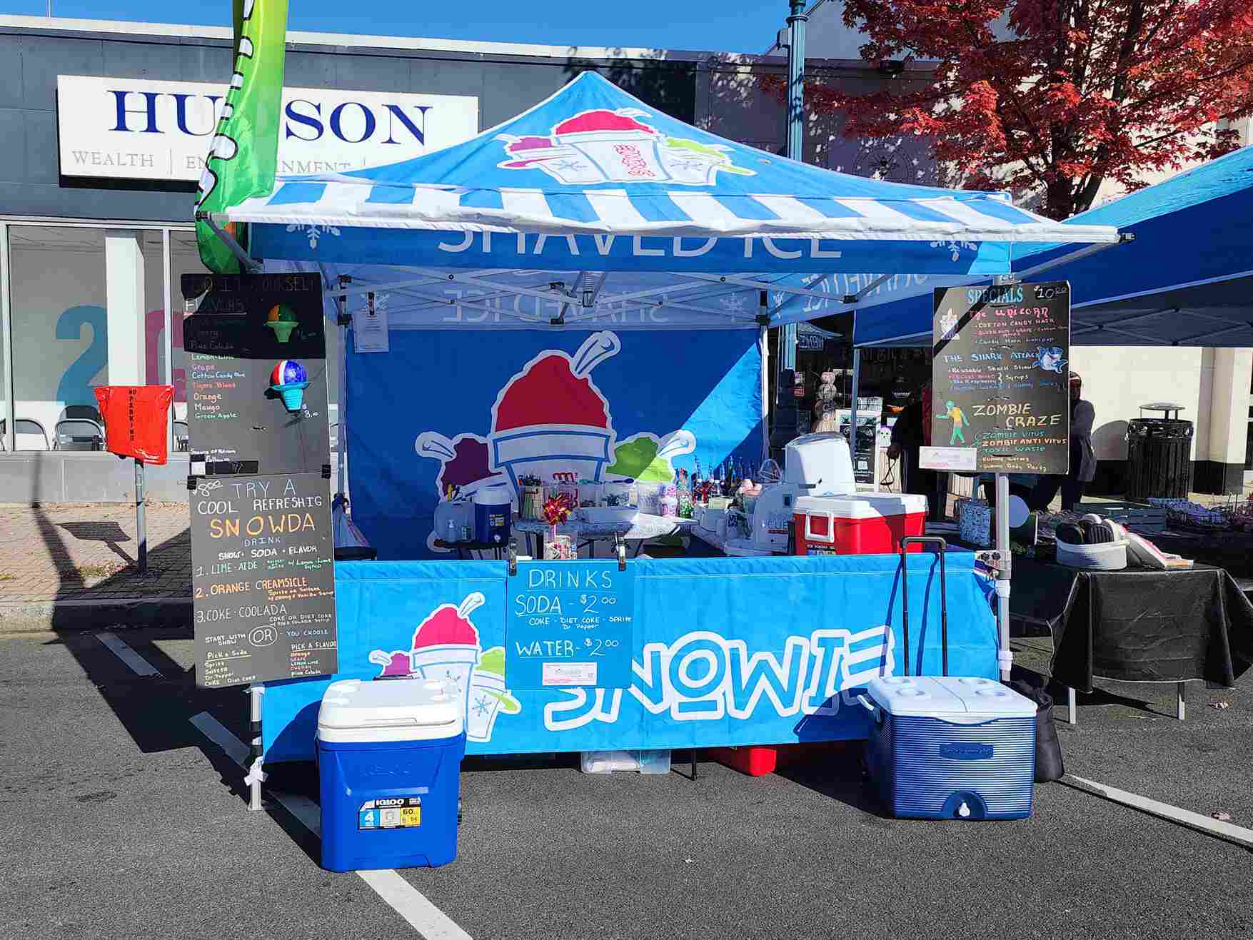 snowie street fair tent